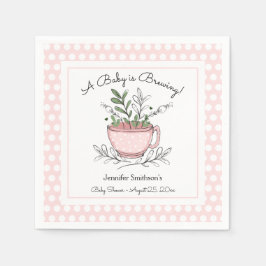 Barnstödsprogram för Tea Kopp Tea Party Pappersservett