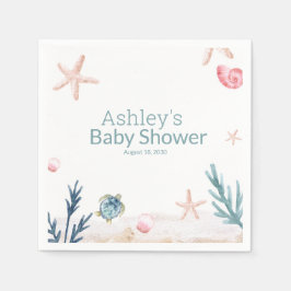 Barnstödsprogram för ungfisk i modern havsåtersköl pappersservett