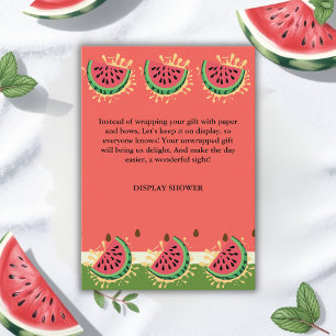 Barnstödsprogram i Modern Watermelon Stänk Tilläggskort