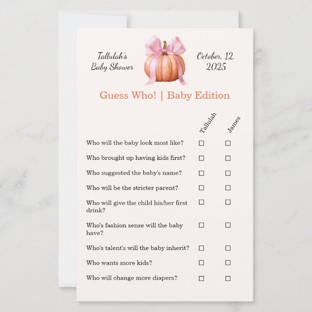 Barnstödsspel | Gissa vem! Baby Edition (Framsida)