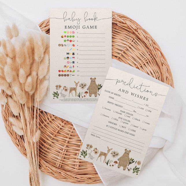 Barnstödsspel vid dubbla Emoji Predictions Baby Sh (Skapare uppladdad)