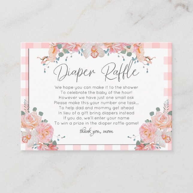 Barnstölder | BOHO Baby Shower Coral Tilläggskort (Framsida)