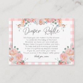 Barnstölder | BOHO Baby Shower Coral Tilläggskort