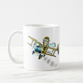 Barnstormer och fågel kaffemugg