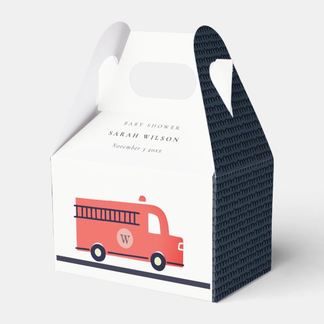 Barnstötdämpare för Lastbil med tändmotorn i Cute  Presentaskar (Framsidan Sidan)