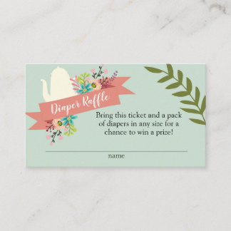 Barnstötkort för tea Party Tilläggskort