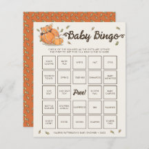 Barnstötspel för höstbarn i baby Bingo