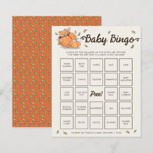 Barnstötspel för höstbarn i baby Bingo