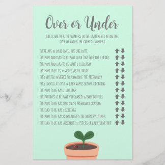 Barnstötspel över eller under flygare flygblad