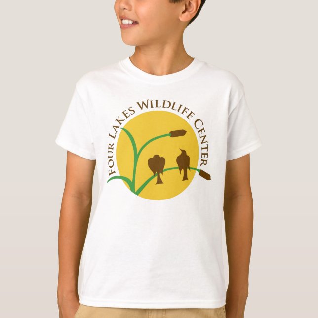 Barnt-skjorta - vit t shirt (Framsida)