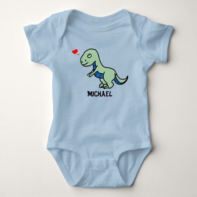 Barnteckning av en T-Rex T Shirt (Framsida)