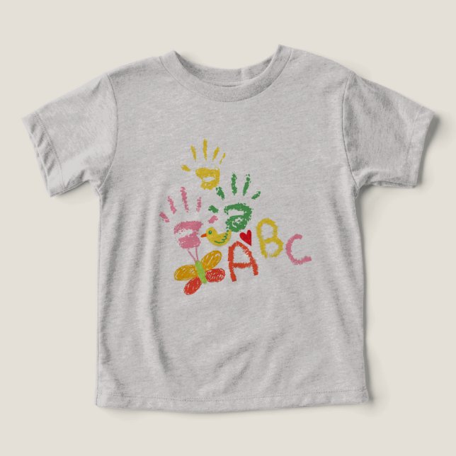 Barnteckningar T Shirt (Design Framsida)