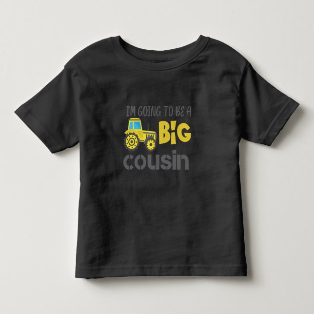 Barntraktor Big Cousin Farmer T Shirt (Framsida)