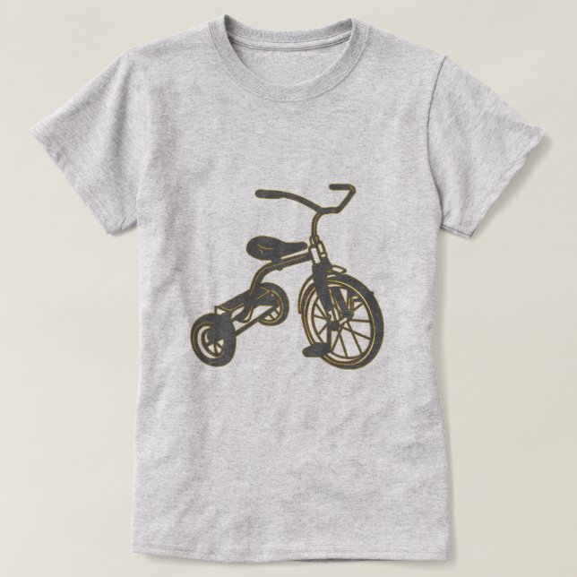 Barntricyclegrafik Tee Shirt (Design framsida)