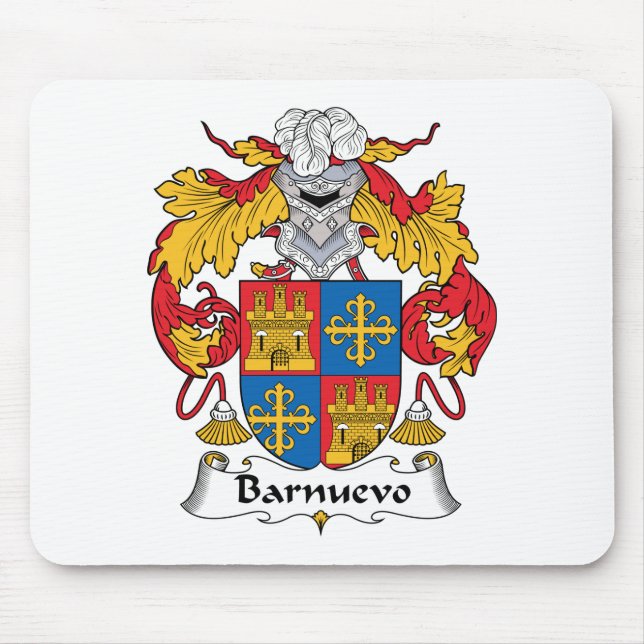 Barnuevo familjvapensköld musmatta (Framsidan)