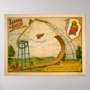 Barnum 1905 och borggårdcirkusaffisch poster