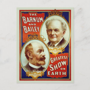 Barnum & Bailey Circus vykort