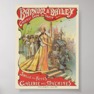 Barnum & Bailey Vintage affisch 1901