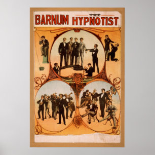 BARNUM Hypnotist VAUDEVILLE Poster