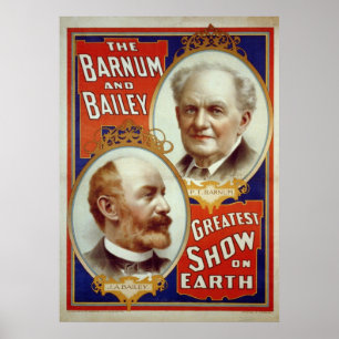 Barnum och Bailey Print eller Poster