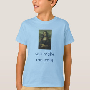 Barnutslagsplatsen Mona Lisa "gör du mig att le " Tee