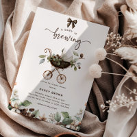 Barnvagn 'Baby is Brewing' Kaffe Babyshower