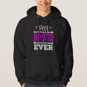 Barnvakt Bästa Genom Tiderna Barnomsorgsarbetare Hoodie