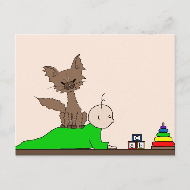 Barnvakt - Pepper the Cat (Meet the Mews) Vykort (Framsida)