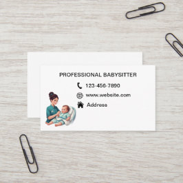 barnvaktskort visitkort