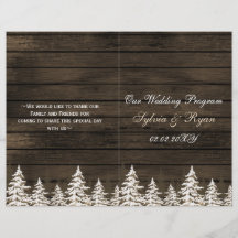 Barnwood Gräs träd, vintern bröllopsprogram hopfäl