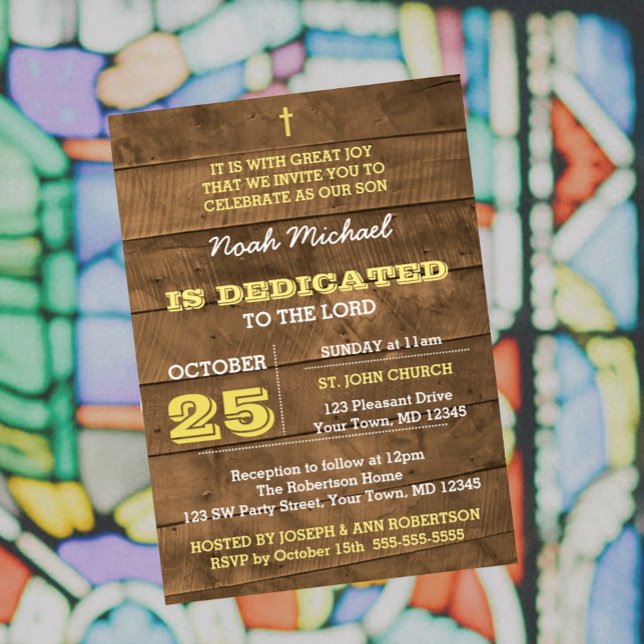 Barnwood Guld Dedication Investigation Inbjudningar (Skapare uppladdad)