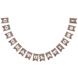 Barnwood Ljus Anpassade All Ocassion Banner Vimplar