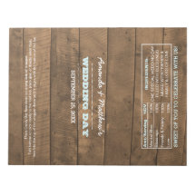Barnwood Ljus Aqua Wedding Favor Candy Wrappers