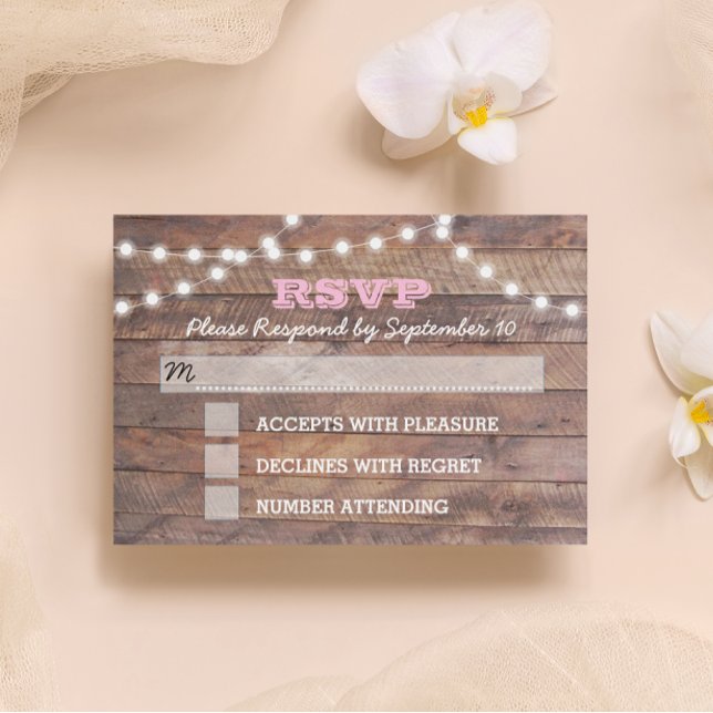 Barnwood Ljus Rosa Bat mitzvah OSA kort (Skapare uppladdad)