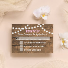 Barnwood Ljus Rosa Bat mitzvah OSA kort