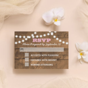 Barnwood Ljus Rosa Bat mitzvah OSA kort