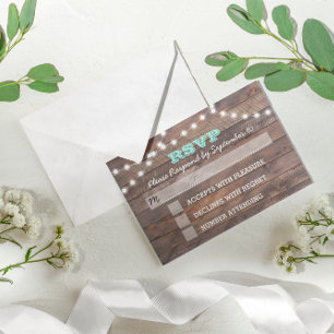 Barnwood Ljus Teal Bat mitzvah OSA kort