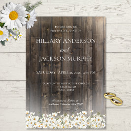 Barnwood och Daisys bröllop Inbjudningar