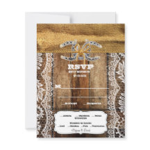 Barnwood, Snöre & Horseshoes Bröllop