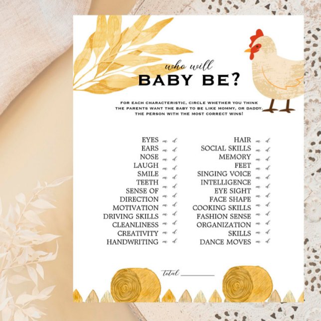 Barnyard Animals - vem kommer att vara Baby? Spel (Skapare uppladdad)
