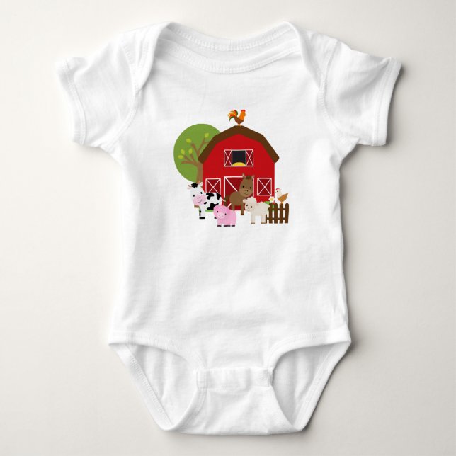 Barnyard baby jersey bodydress tee shirt (Framsida)