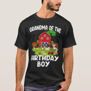 Barnyard Birthday Boskap Grandma Birthday Bo T Shirt