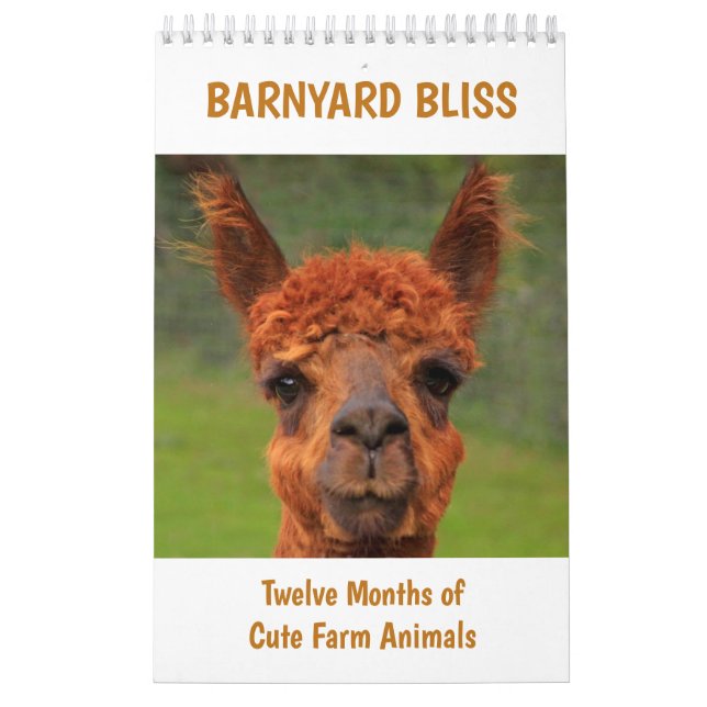 Barnyard Bliss Farm Animal Kalender (Omslag)