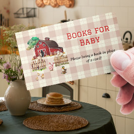 Barnyard Boskap Bokar för babyvisningsspel Tilläggskort