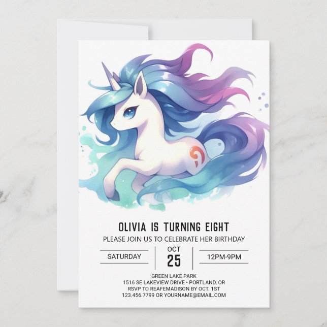 Barnyard Children Horse Birthday Inbjudningar (Framsida)