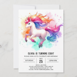 Barnyard Children Horse Birthday Inbjudningar