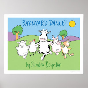 BARNYARD DANCE! poster av Sandra Boynton