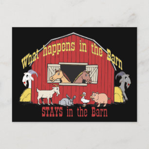Barnyard Goat Vykort