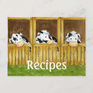 Barnyard Grapevine-receptkort Vykort