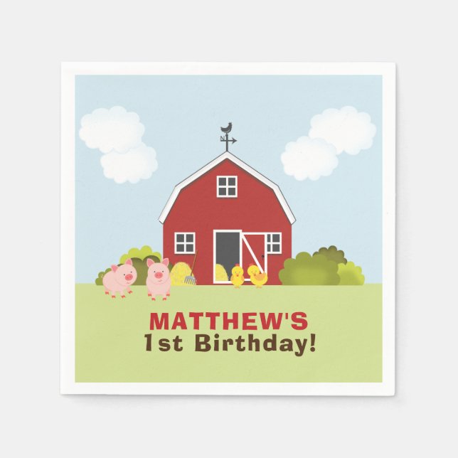 Barnyard Pappersservett (Framsidan)